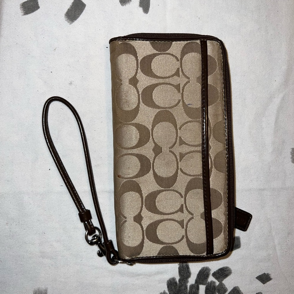 Coach wristlet/wallet
